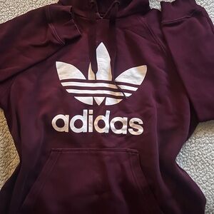 Adidas Burgundy Hoodie